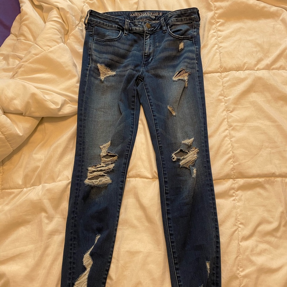 American Eagle Distressed Jeggings